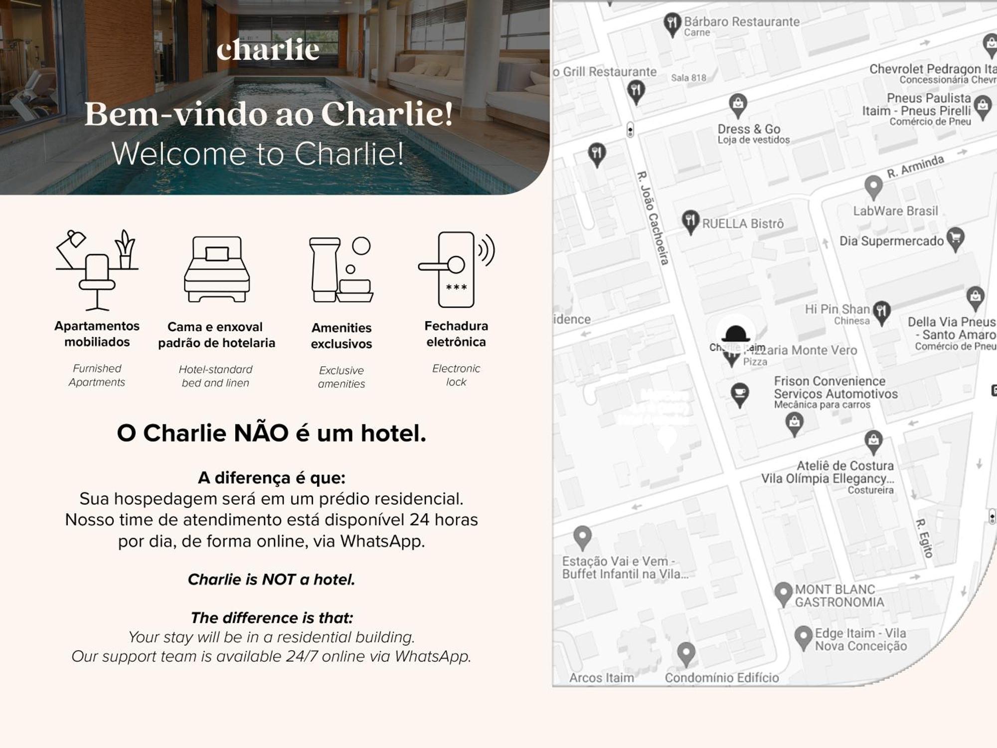 Charlie Itaim Apartment Сао Паоло Екстериор снимка